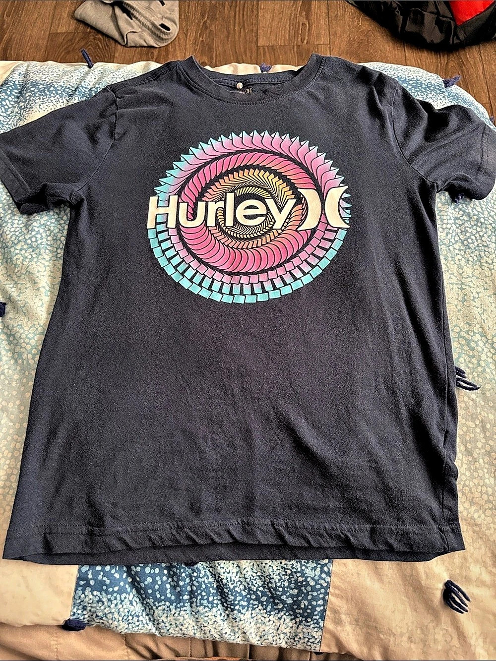 Hurley Circle Gradient Short Sleeve T-Shirt Tee